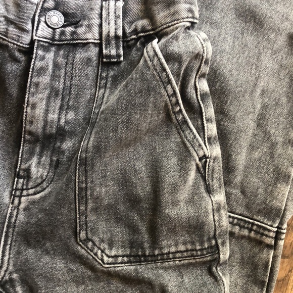 🌞🌞🌞PACSUN HIGH WAIST CARGO STYLE JEANS SIZE 23 WAIST EUC 🌞🌞🌞 - Picture 3 of 6